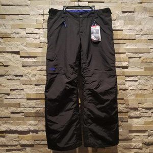 NEW North Face Womens XL Black Ski Snowboard Snow Pants Suit Winter Snowsuit Bib
